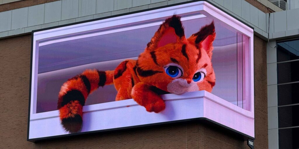 5 ideias para usar o painel 3D gigante NSC View na mídia externa