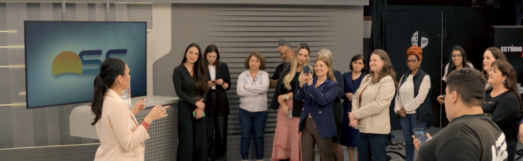 visita estúdios da NSC